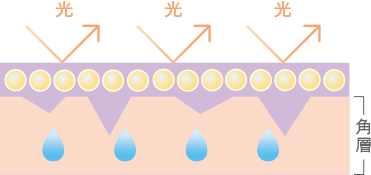 白浮きを防止しながら紫外線をバリア。